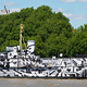 Image for article titled This Century-Old Warship Got a New Dazzle Paint Job To Commemorate WWI